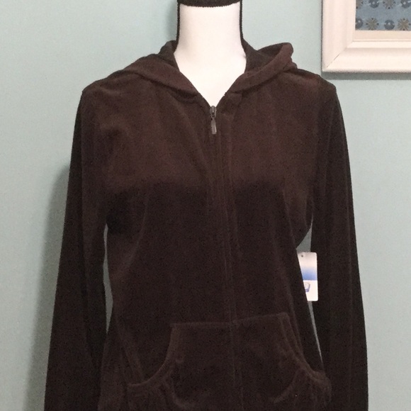 SB Active- Brown Velour Mink Hoodie - Picture 3 of 8